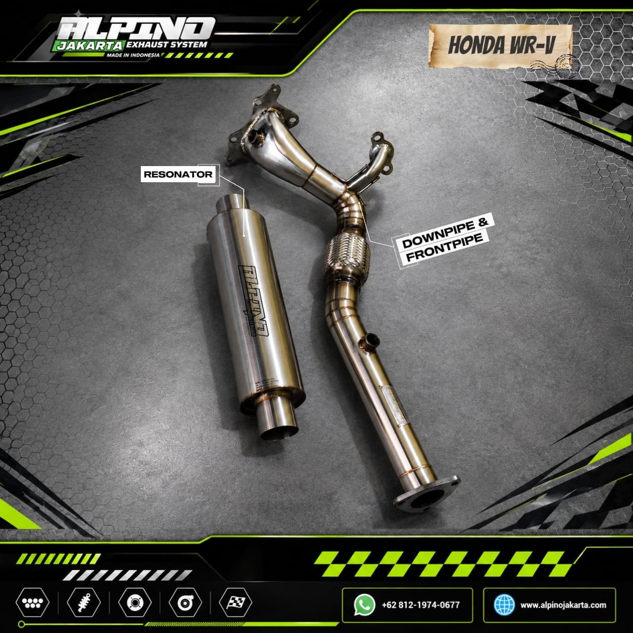 Knalpot Honda WRV